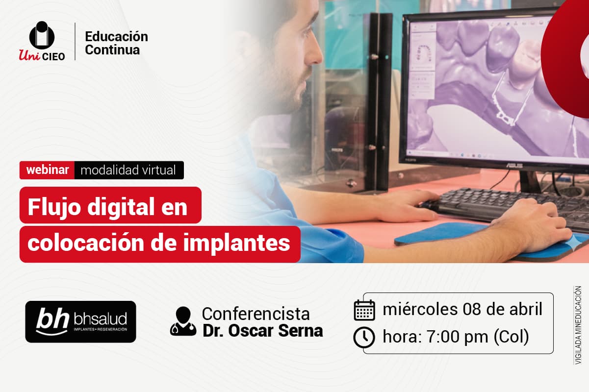 WEBINAR: Flujo digital en colocación de implantes