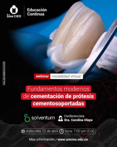 WEBINAR: Fundamentos modernos de cementación de prótesis cementosoportadas