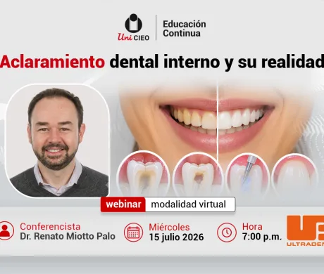 WEBINAR: Aclaramiento dental interno y su realidad