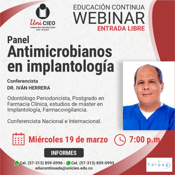 Webinar - Panel - Antimicrobianos en implantología