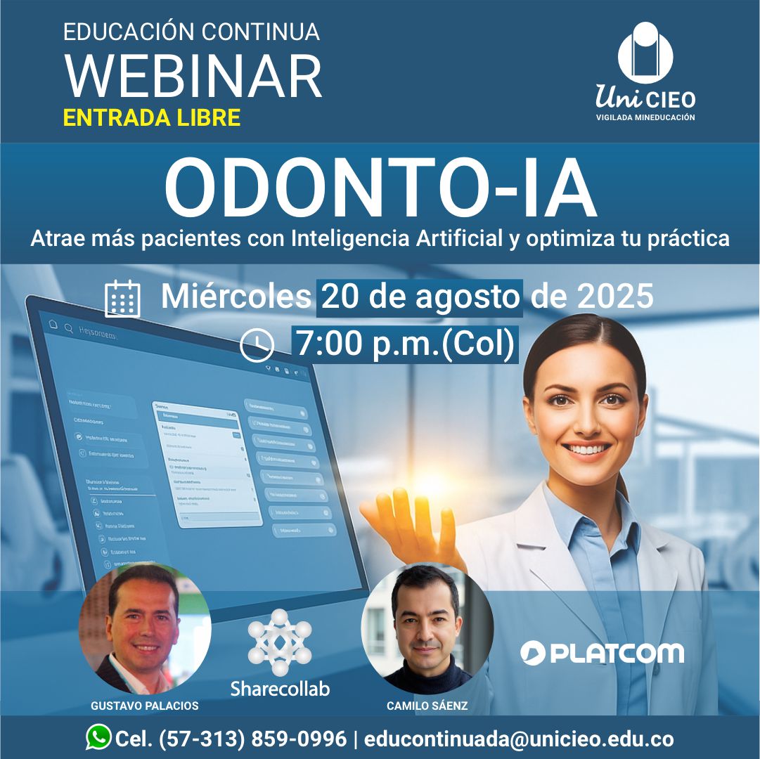 Webinar - ODONTO-IA - Atrae más pacientes con Inteligencia Artificial y optimiza tu práctica