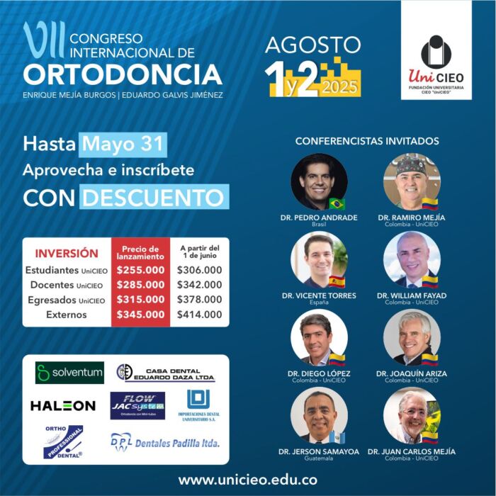 VII Congreso Internacional de Ortodoncia - Enrique Mejía Burgos - Eduardo Galvis Jiménez