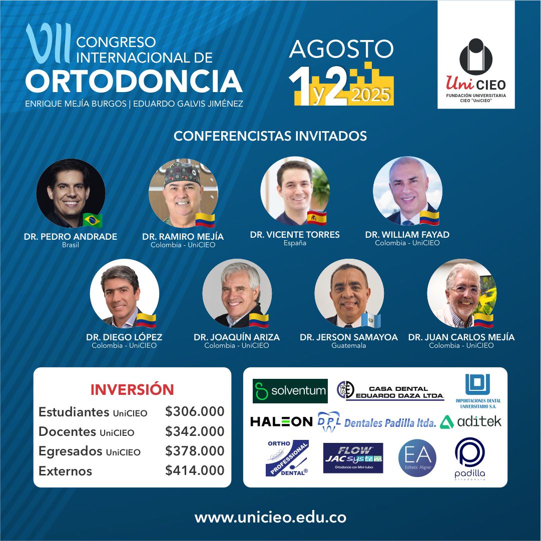 VII Congreso Internacional de Ortodoncia - Enrique Mejía Burgos - Eduardo Galvis Jiménez