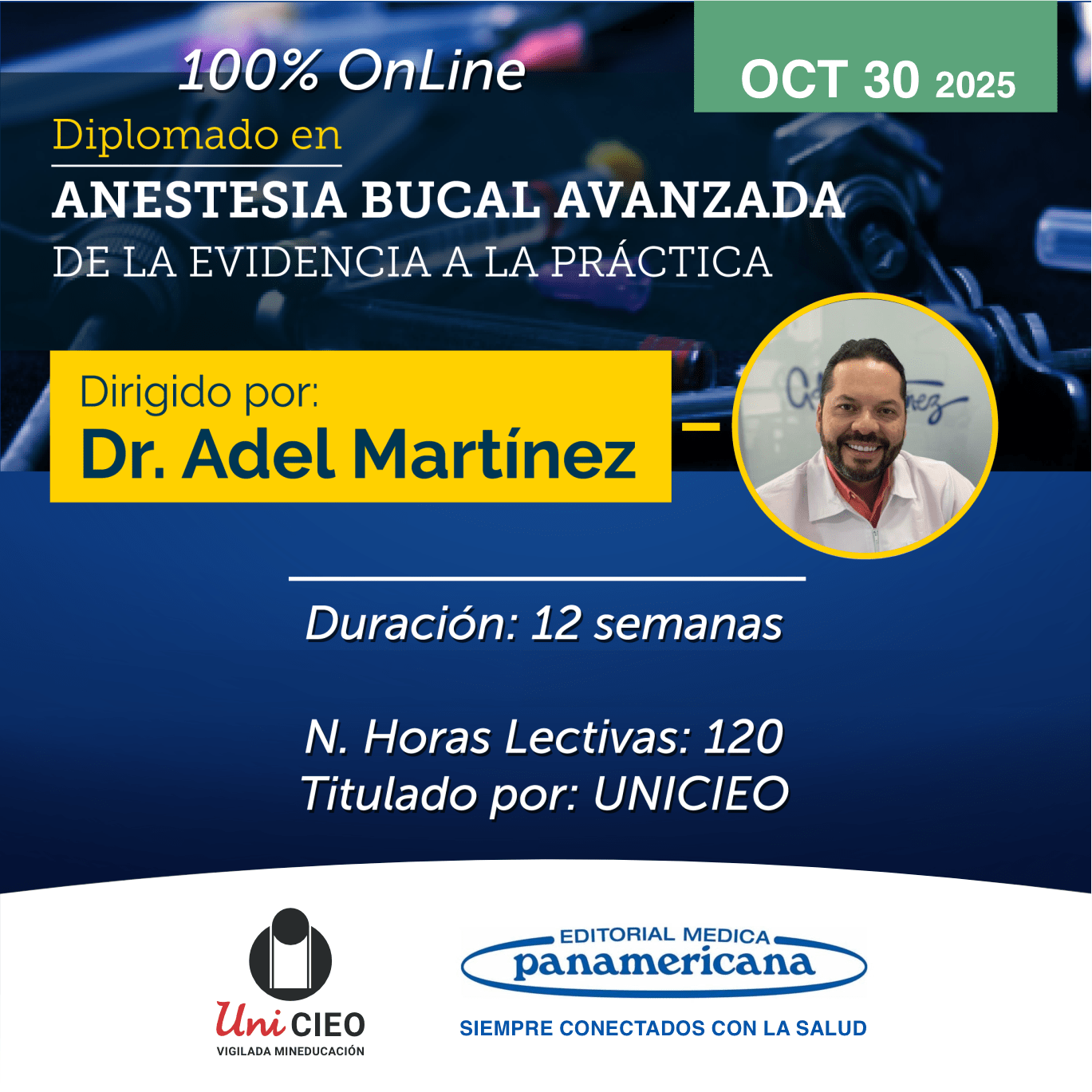 Diplomado en anestesia bucal avanzada