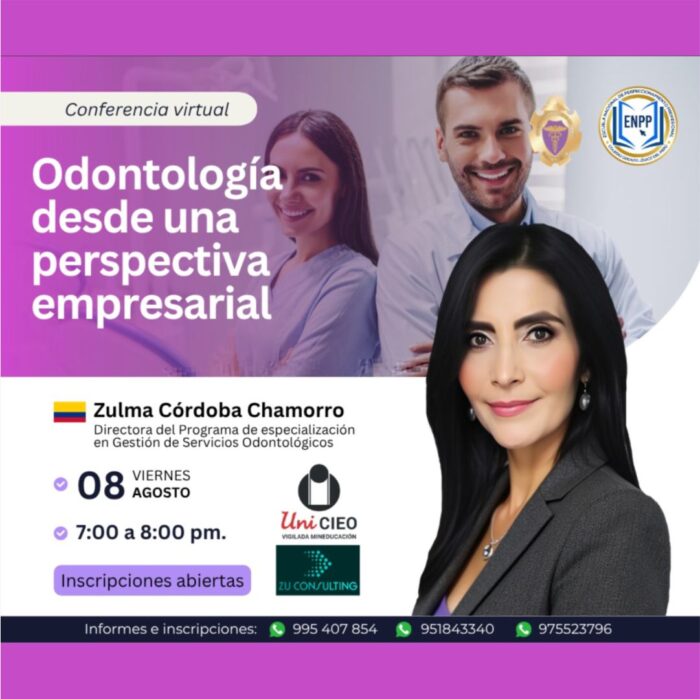 Converencia virtual - Odontología desde una perspectiva empresarial