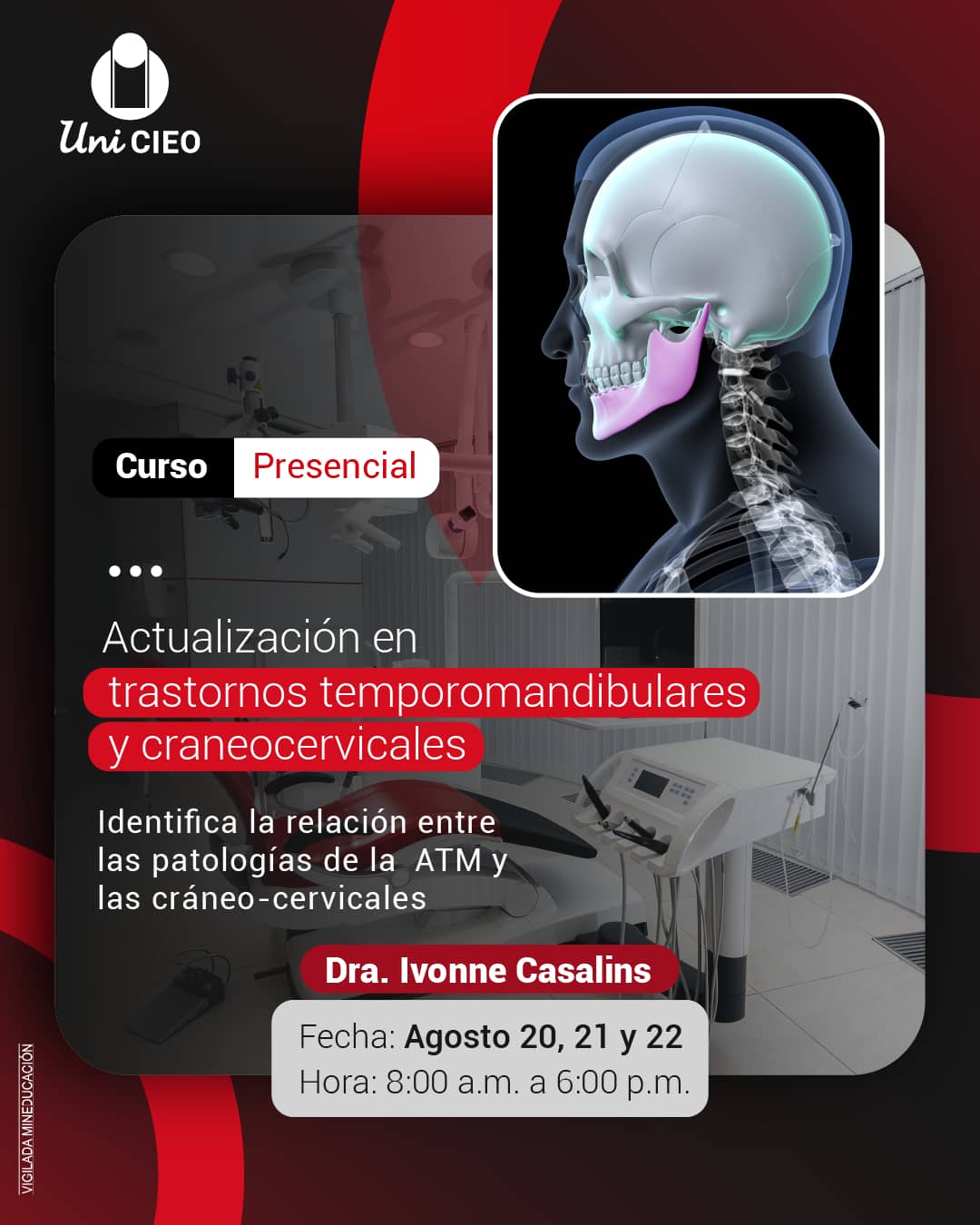 Actualizacion en trastornos temporomandibulares y craneocervicales post — UNICIEO